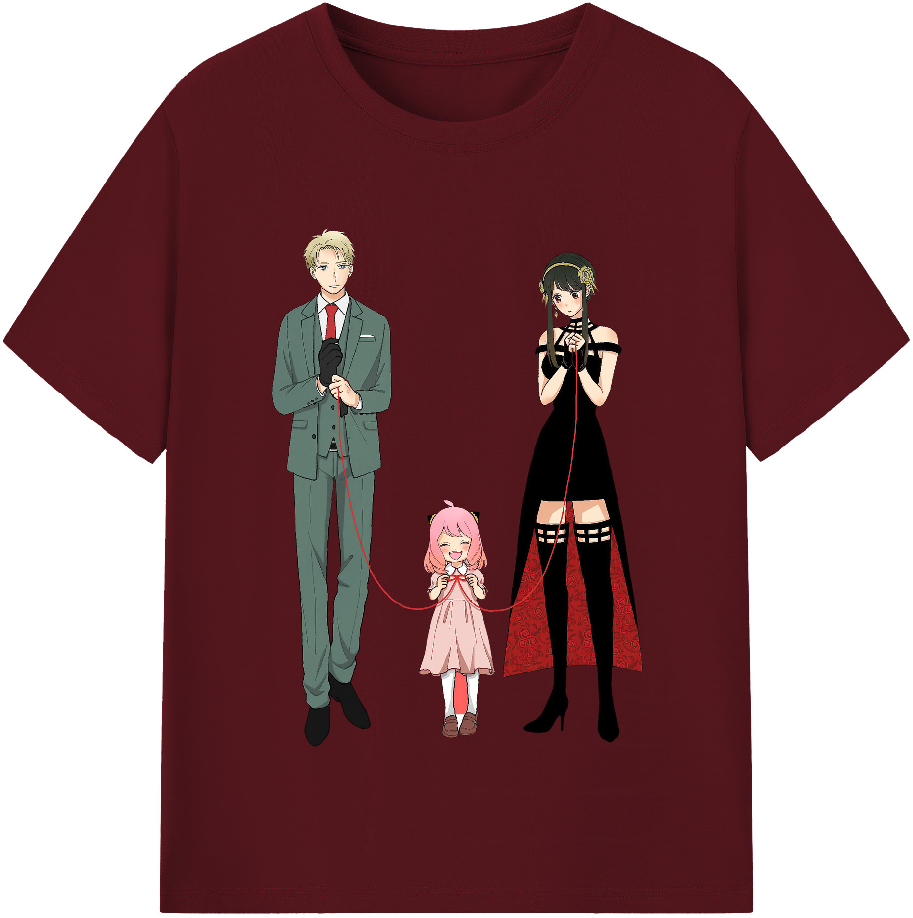 （画像用） SPY×FAMILY间谍家家酒 綿100％半袖Tシャツ（フロントプリント）